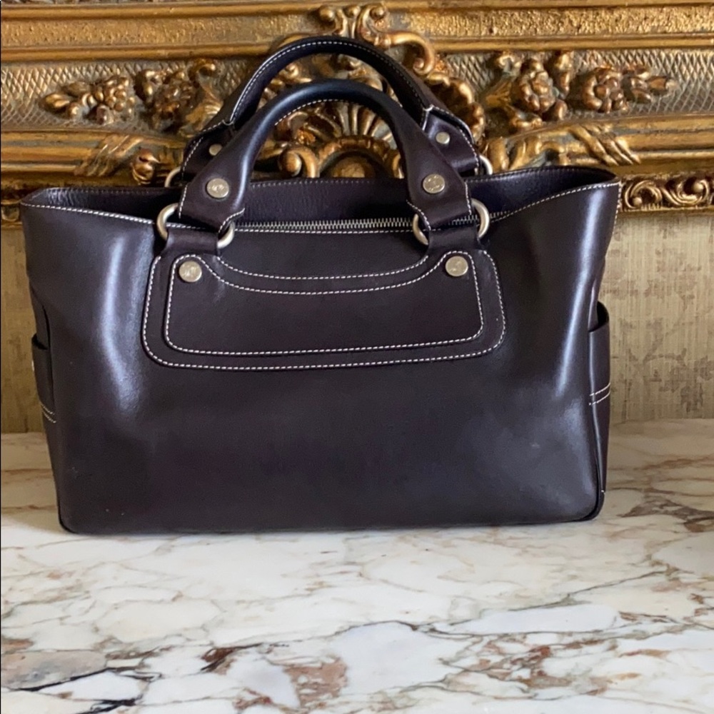 Celine Boogie Bag in chocolate brown